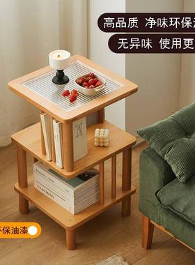 头多茶层落地边几置物床架42402全实木厅迷你小几沙发旁简客约储