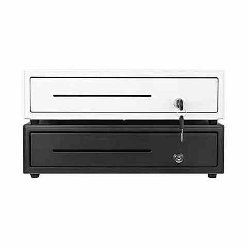 收银机配套钱箱超市餐饮现金收银盒收银箱五格三档收款机配套带锁