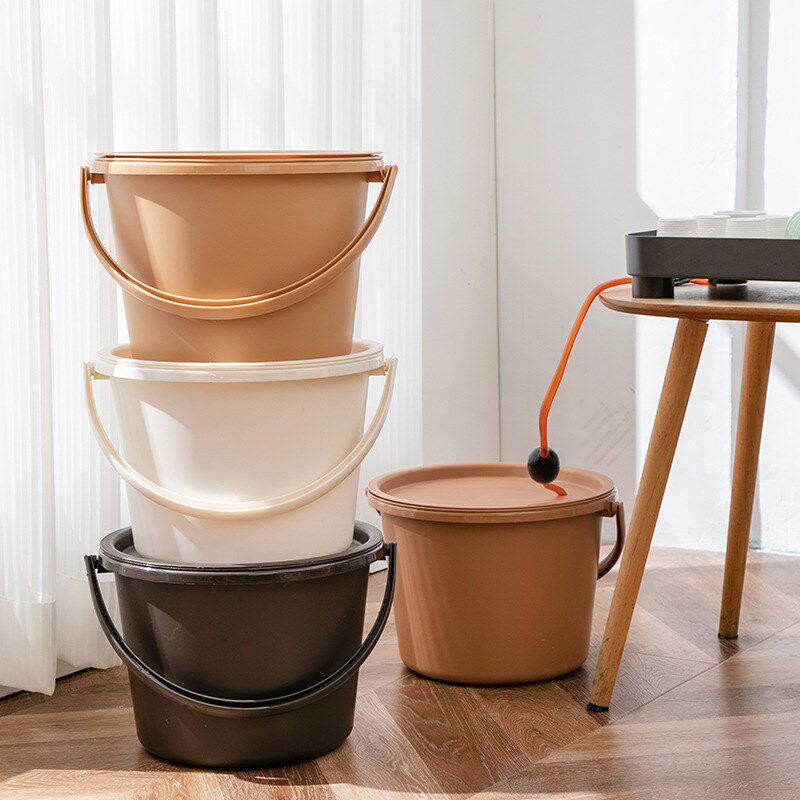 客厅大容量茶渣桶带盖垃圾过滤废水桶功夫茶具配件塑料茶台排水桶
