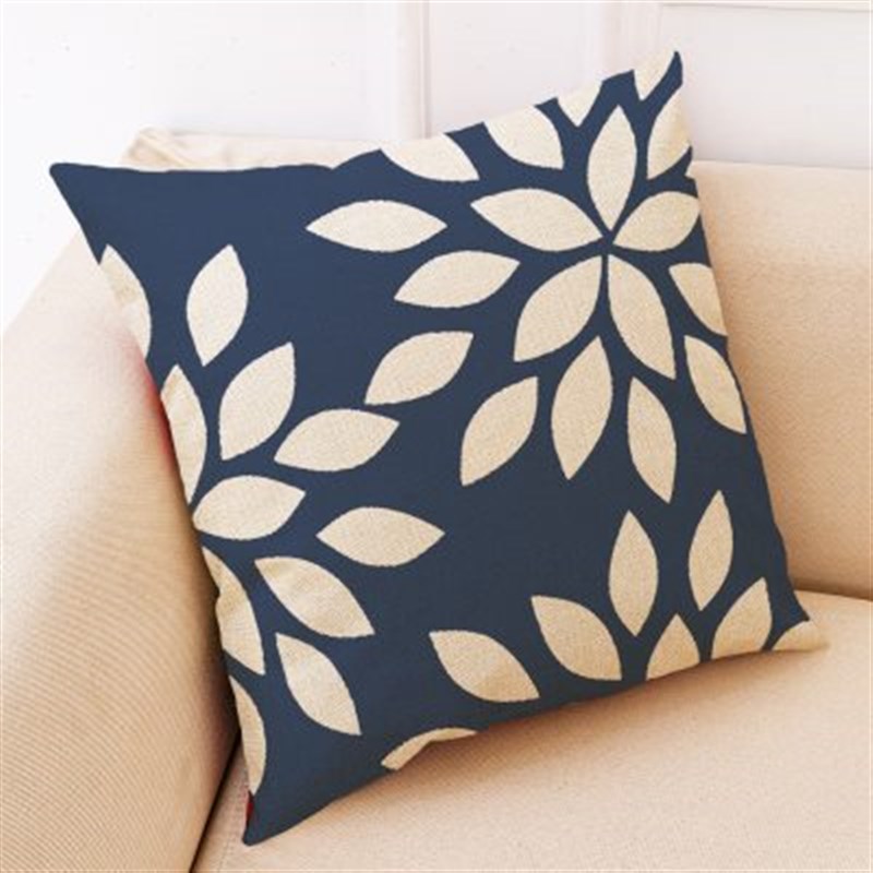 现代简约创意几何棉麻抱枕汽车抱枕靠垫