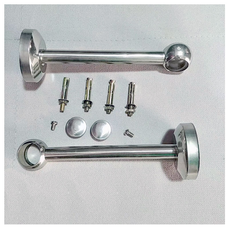 长沙加厚不锈钢管阳台固定晾衣架晾衣杆晒衣杆晒衣架单杆挂衣杆