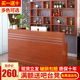 饭店收银柜台酒柜一体柜台组合饭厅餐饮餐厅酒水展示柜烧烤店吧台