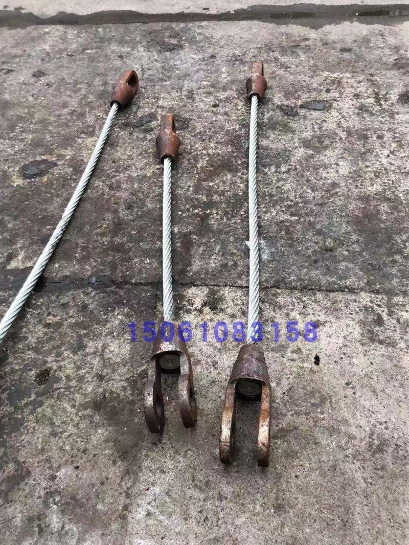 开式闭式 钢丝绳浇铸接头 压制铸造索节索具9 11 13 15 18 22MM