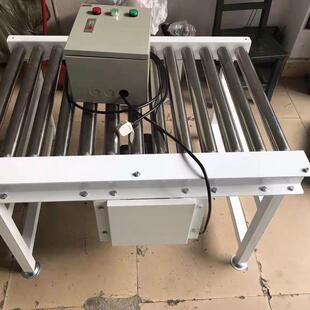 无力滚筒输送机动0180度9度不锈钢滚车轴输送带间无动力滚快递包