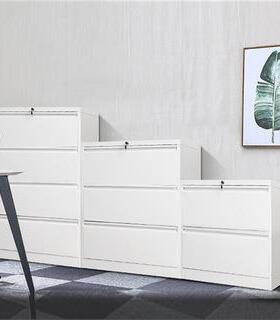 卡箱文柜件加厚二三四抽卡片柜档案柜A4/FC挂快劳钢制卡箱柜屉斗