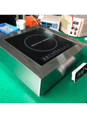 3500W商用430400MM功率炒方形大0嵌入式线控电磁炉猛火煮汤灶爆50