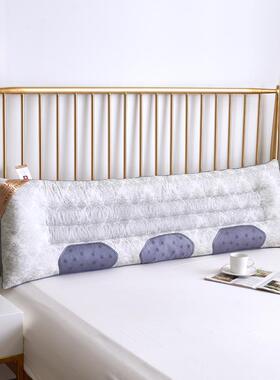 决子双IIG人枕1.5明m款护颈双人芯荞麦枕头网枕红情侣枕一体1长.8