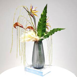 高档花艺现代绿色仿花装束摆件酒店民宿售楼真部卫858生间谈桌饰