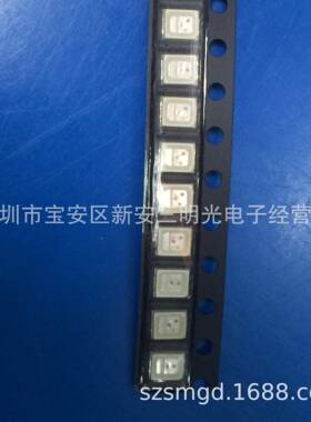 2835翠绿色单闪LED灯珠3贴片LE带D285灯ICCWA自绿闪