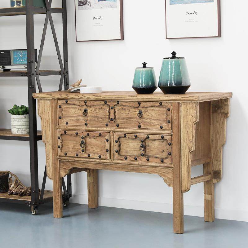 古朴门榆木玄关柜柜木复古做旧边桌新厅中式多功能原木装LWD饰供,美容美体仪器,其它面部美容工具配件,淘宝优惠券,粉丝福利购,淘宝优惠卷