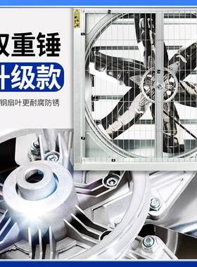 122122工业级压风机养殖大棚用通负风设NZU备商*排气扇