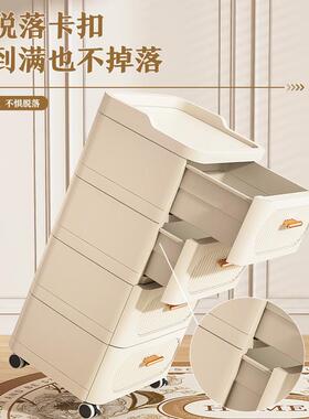 加厚抽屉式纳物柜家用柜客厅五斗柜卧室夹68815缝储物柜多层收床