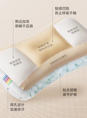 Be上Be1Bus儿童6枕头-3岁宝宝枕-10岁以四季通IPQ用婴儿防偏头护