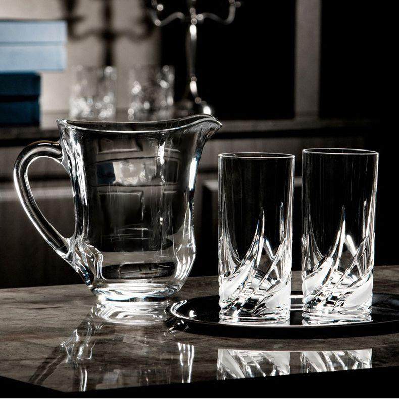 Daivinc达芬刻奇水勺意大利口进水晶花凉水壶调酒扎壶玻Davinci璃