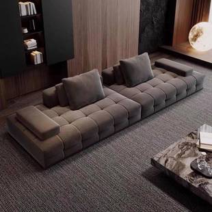 劳伦斯排复古风布墅艺沙发客厅意式 极简NDZ别大户型大层平轻奢直
