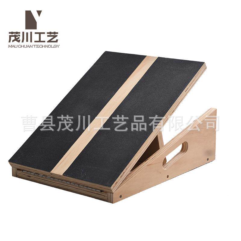 制倾斜板制ali-7099作板户外训练腿部拉板木踏筋板可调节拉伸木器