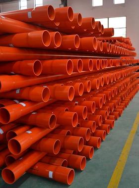 HPVC实壁管HPVC拖拉P管户HVC问客服管高强度聚氯乙烯外管