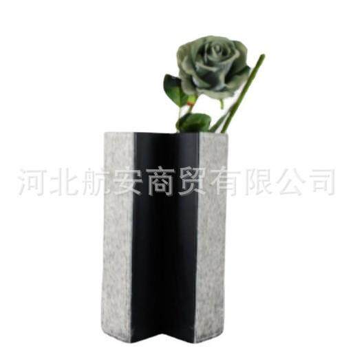 现代简约创意面皮质马毛花样板售楼处桌器茶几DXD软房装饰品工艺