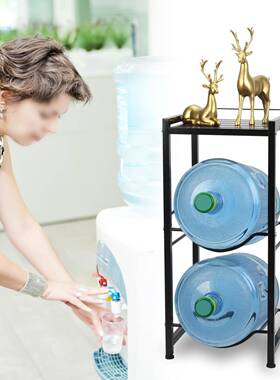 桶CFFCFF91014水桶架两层架纯净水桶支大饮水机架子装水收纳桶存