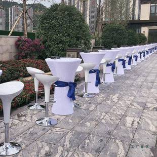 酒吧桌桌家吧台用鸡尾桌吧酒桌吧椅组合高脚桌升降展会小圆23桌桌