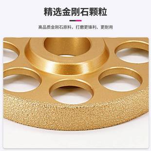 钎焊刚金石轮金刚石铸150*20*3磨铁砂轮打磨专用平形轮磨片梅花盘