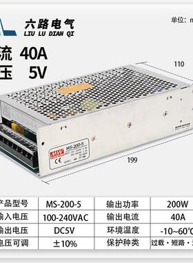 -关电源24v电源MS20开盒CAA0W