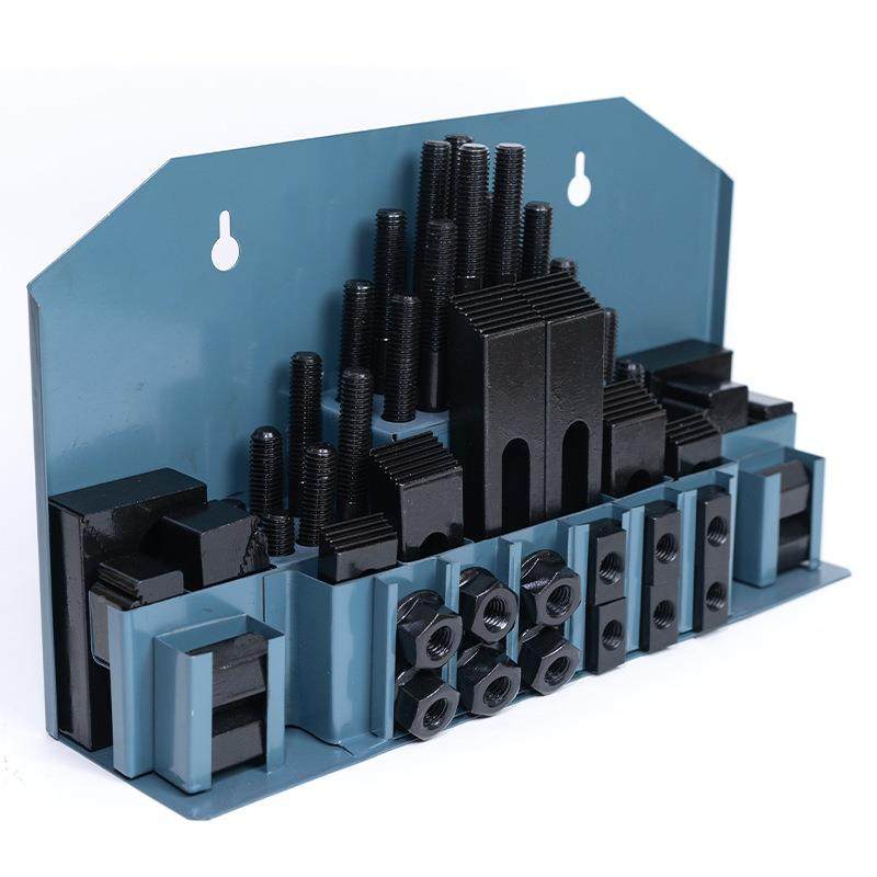 公件制58PCS组压板合M6*8mm加硬组合压板码铁58件套机床夹具工装