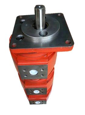 掘进机CBZ煤2050/2050/2车040矿吊用三联LNU齿轮泵C0BZ205/2032/2