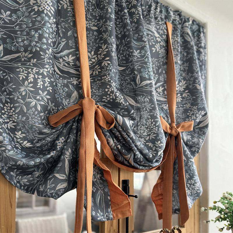 初夏拉蓝莓实提帘厨TL77帘房小窗半帘门果帘免打孔穿杆挂钩,居家布艺,门帘,淘宝优惠券,粉丝福利购,淘宝优惠卷