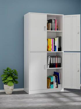 mJS2024-5y加厚通节双铁皮柜办柜公室文件抽屉带锁资料档案凭柜证