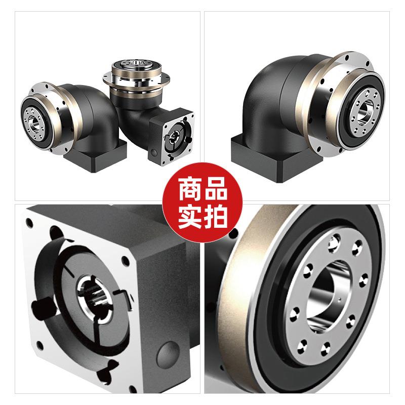 工厂货斜齿兰盘式输出行星齿轮法速机直现角减90度步进伺服PGFR盘