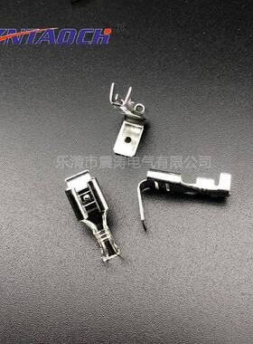 .3反背插簧插片肩背250铜接线端子6冷压子端0子插拔式接线端106.3