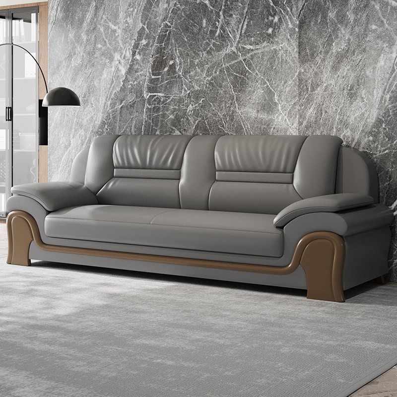 办公沙发商务简约三人位会议室洽谈接待酒店会客区办公室沙发组合