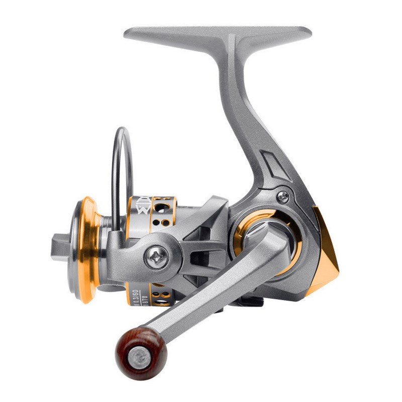 迷你纺车轮 冰钓渔轮矶钓筏钓纺车轮矶竿轮迷你筏竿鱼线轮