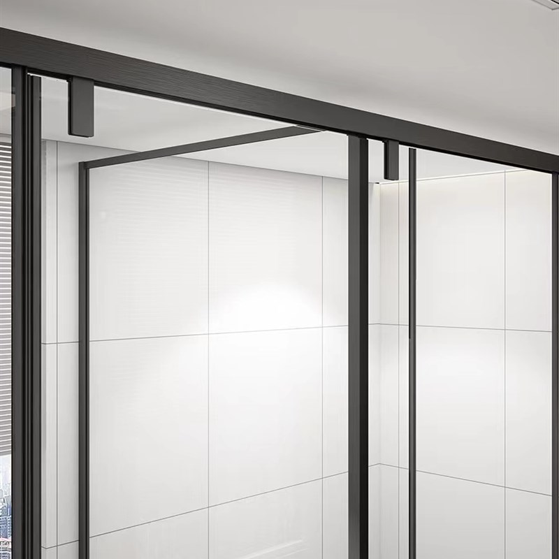 T字形整体淋浴房一门两用干湿分离全五金配件丁字型卫生间隔断