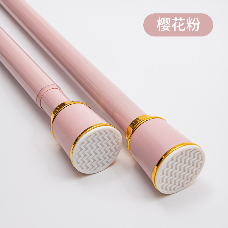 免打孔伸缩杆晾衣杆阳台晾衣架不锈钢窗帘挂杆撑杆收缩杆浴帘杆子