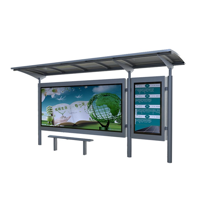 城市候车亭简约时尚太阳不锈钢公交站台仿古公交候车亭生产的厂家