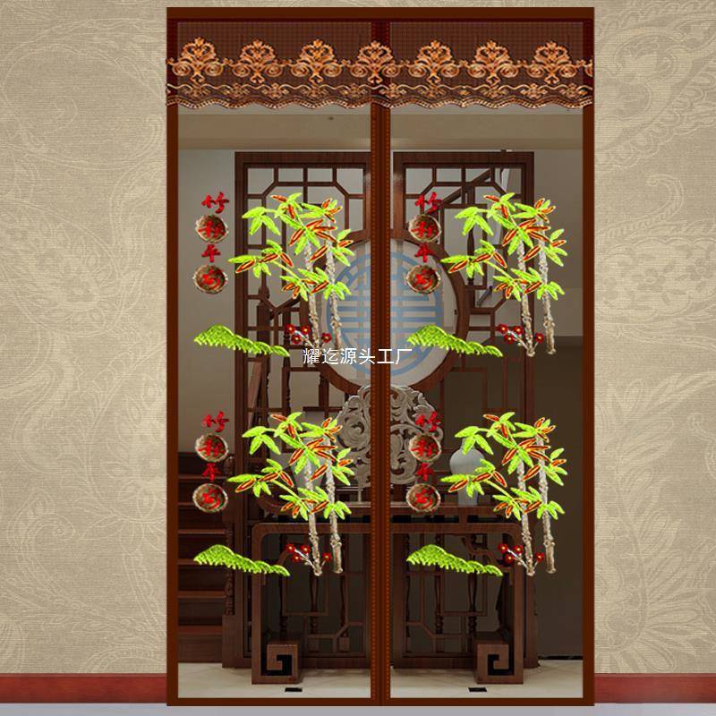 防蚊帘磁性门纱窗帘金自粘门隔断HZZMWWOS帘2024新卧室款房间家用