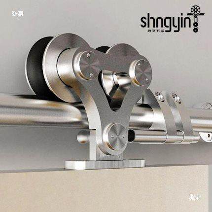 谷仓无品牌/门头不锈钢移吊轨轨道304双轮全门套推拉门隔断门轨道,全屋定制,卧室门,淘宝优惠券,粉丝福利购,淘宝优惠卷