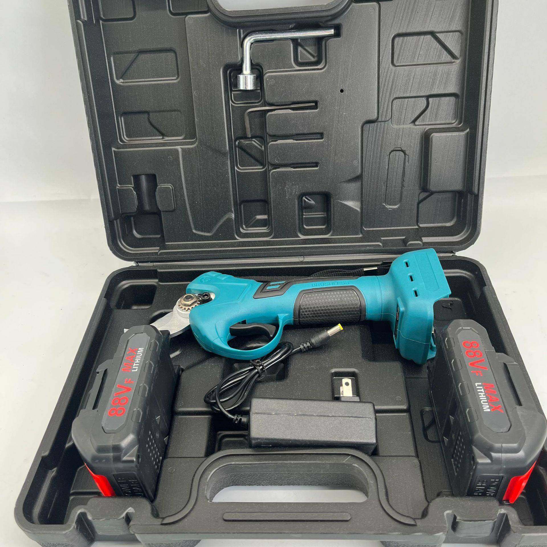 3JD-08-LS公分动果树修式枝电剪无艺线锂电果枝剪充电果园园修剪