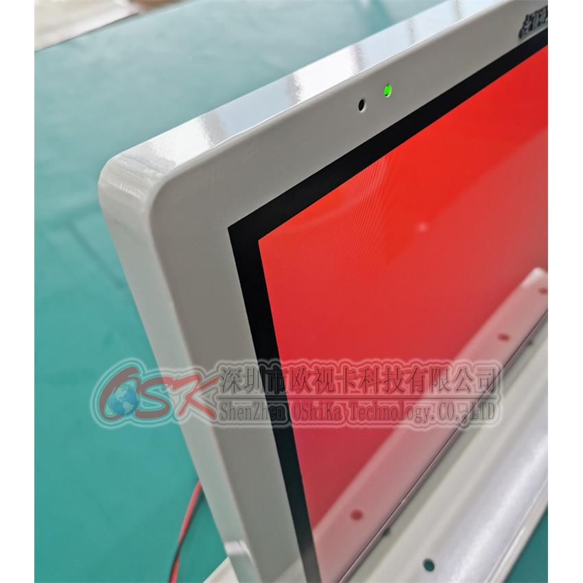 19寸车载QZ-1901W液晶显示器AV+HDMI示巴士高清广显屏折叠式告机