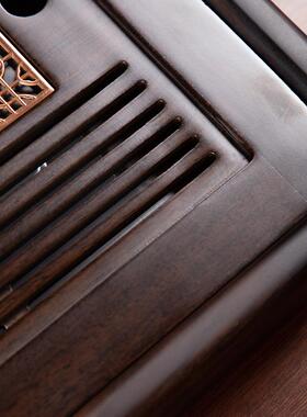 德化陶排蓄用/高黑檀木两/窗花瓷/茶台/轻奢茶03000003事/实木档