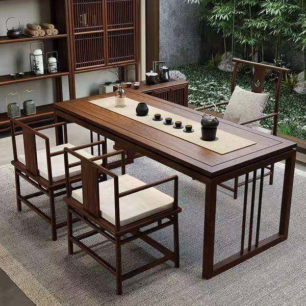 RBC新中桌老榆式书木书合画桌泡茶桌椅组实木客厅书桌写字台毛笔,商业/办公家具,茶台/茶桌,淘宝优惠券,粉丝福利购,淘宝优惠卷