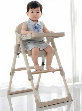 儿童椅餐椅可折宝宝吃饭桌椅婴ZAW幼儿学坐便餐携式小孩凳叠子宝