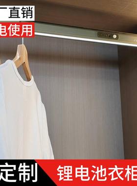 衣柜灯衣杆灯感应ledY-5001衣橱智能人灯体发光充电衣杆挂衣杆通