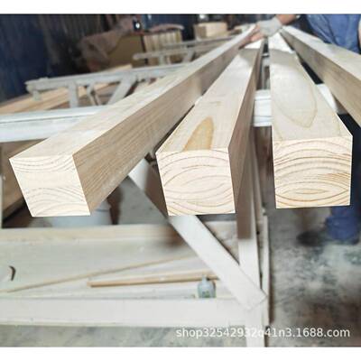 木桐松木杨木家直拼拼板实ASO木大板木原木拼接板板松木板居建