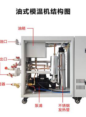 油式模温机自动智能油温机等JYT塑用于注挤出机工业设备模具加热