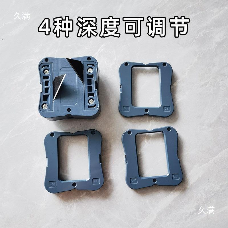 多功醛能66020mm复合酚开边槽器10mm可调板修边倒角器45度斜工具