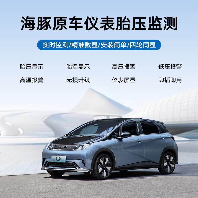 智炫级byd比亚迪海豚胎压监测显统示OB表D胎压监测系原MBB车仪升