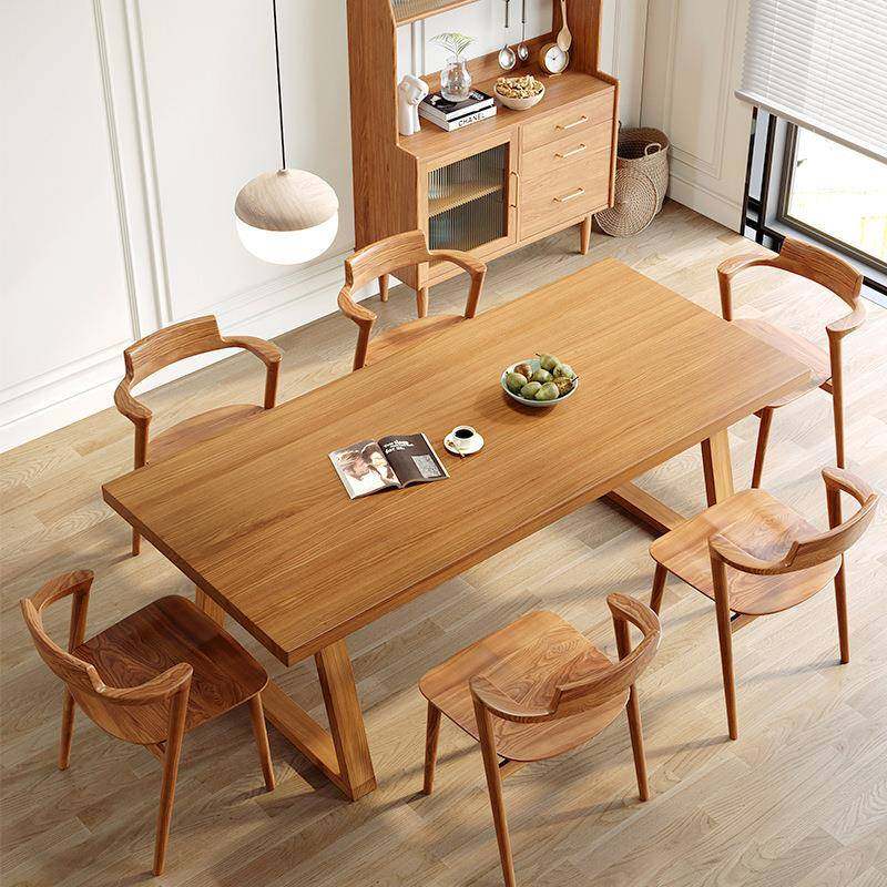 实餐桌客厅吃饭长桌家用桌工作台民宿原木木桌子8688长方谈形日式,商业/办公家具,餐桌椅系列,淘宝优惠券,粉丝福利购,淘宝优惠卷
